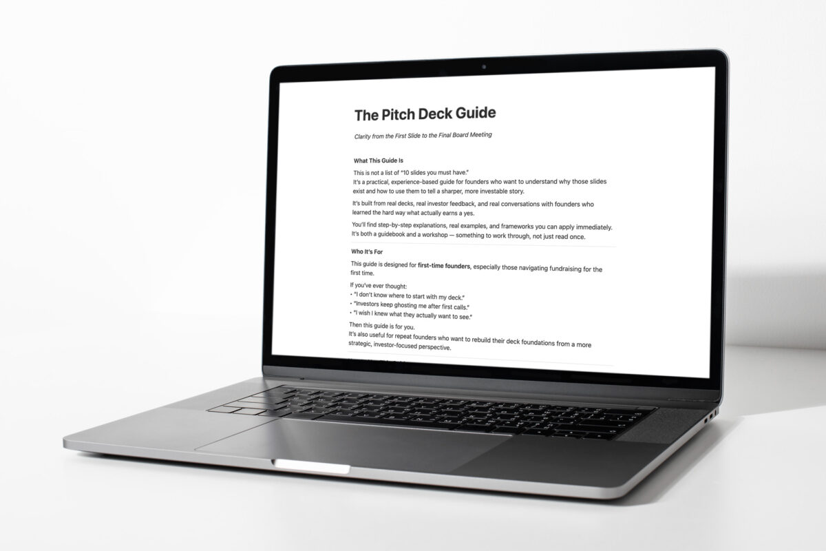 guide for pitch deck