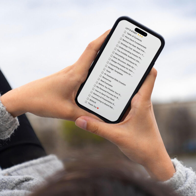 pitch deck guide ebook