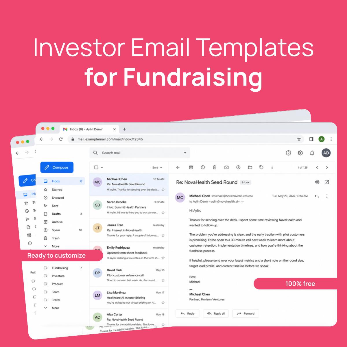 investor email templates for fundraising
